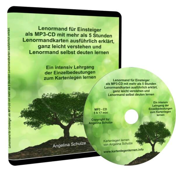 Lenormand fr Einsteiger als MP3-CD mit mehr als 5 Stunden Lenormandkarten ausfhrlich erklrt, ganz leicht verstehen und Len...